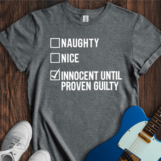 Naughty Or Nice Checkbox (III) T-Shirt