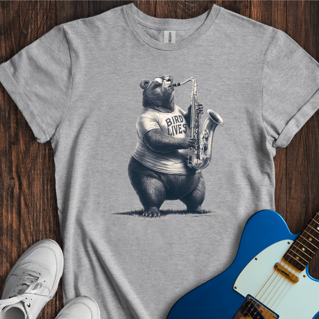 Bird Lives (Blowin' Bear) T-Shirt