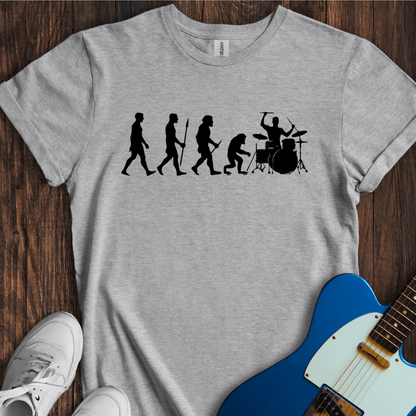 Evolution Of A Drummer (The Reality) T-Shirt