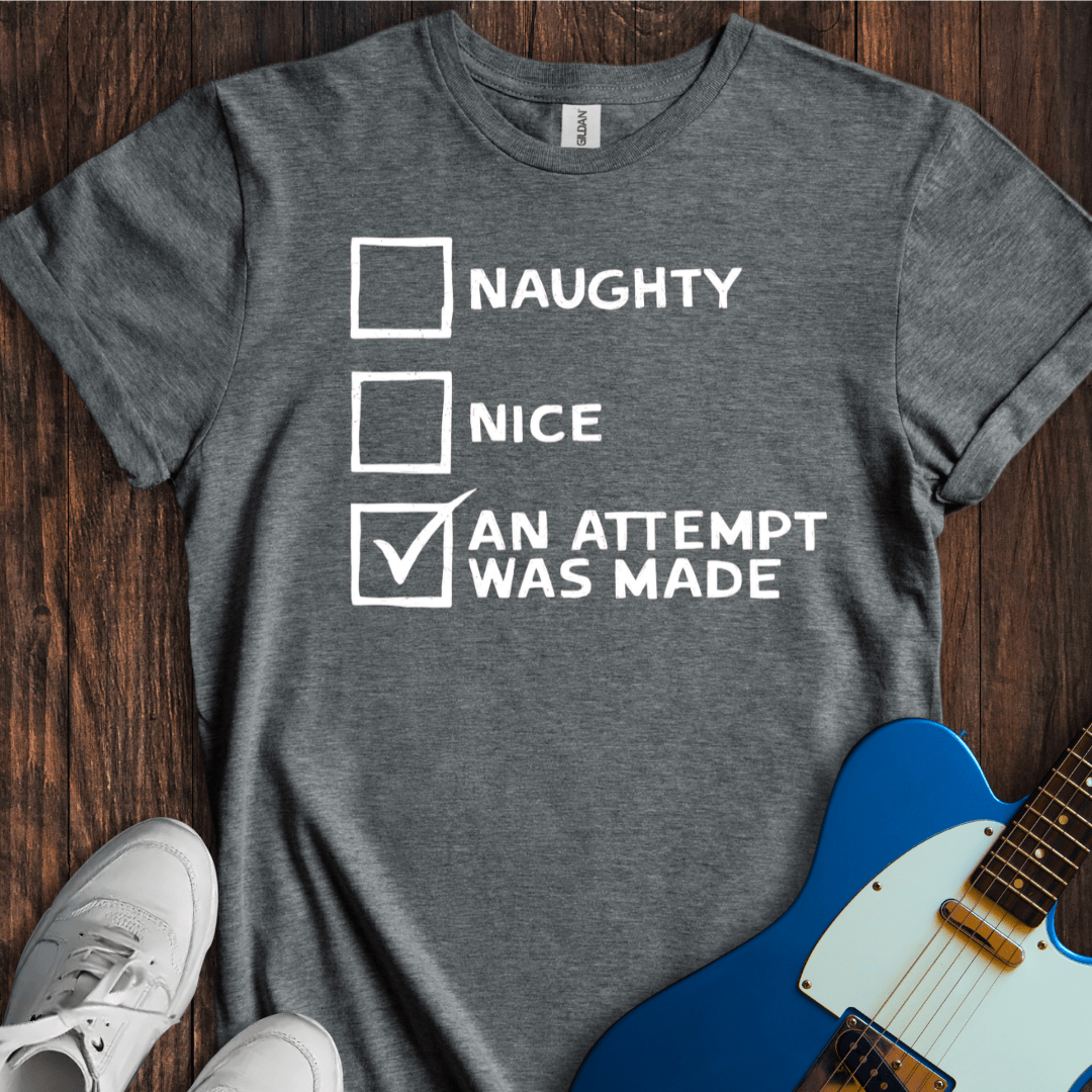 Naughty Or Nice Checkbox (II) T-Shirt