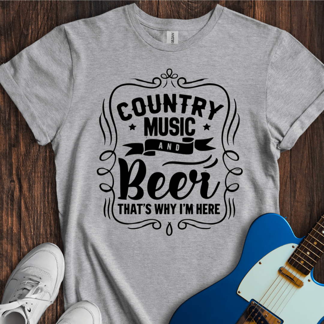 Country Music And Beer T-Shirt