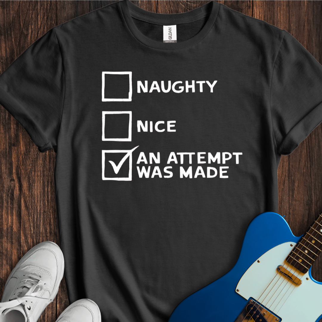 Naughty Or Nice Checkbox (II) T-Shirt