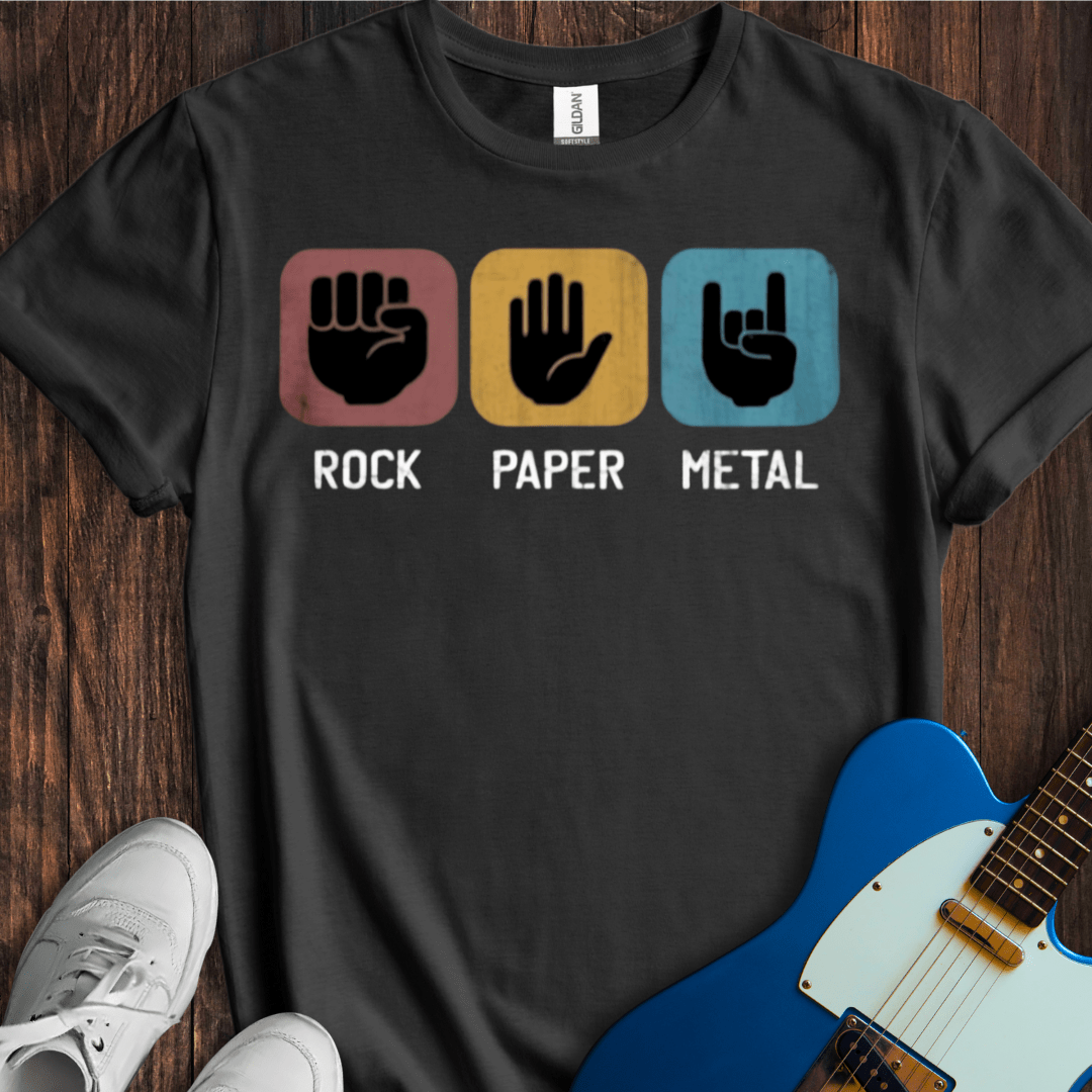 Rock, Paper, Metal T-Shirt