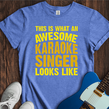 Awesome Karaoke Singer T-Shirt