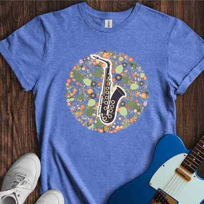 Flowery Sax Licks T-Shirt