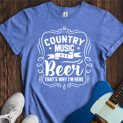 Country Music And Beer T-Shirt