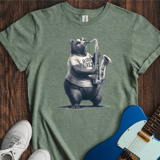 Bird Lives (Blowin' Bear) T-Shirt