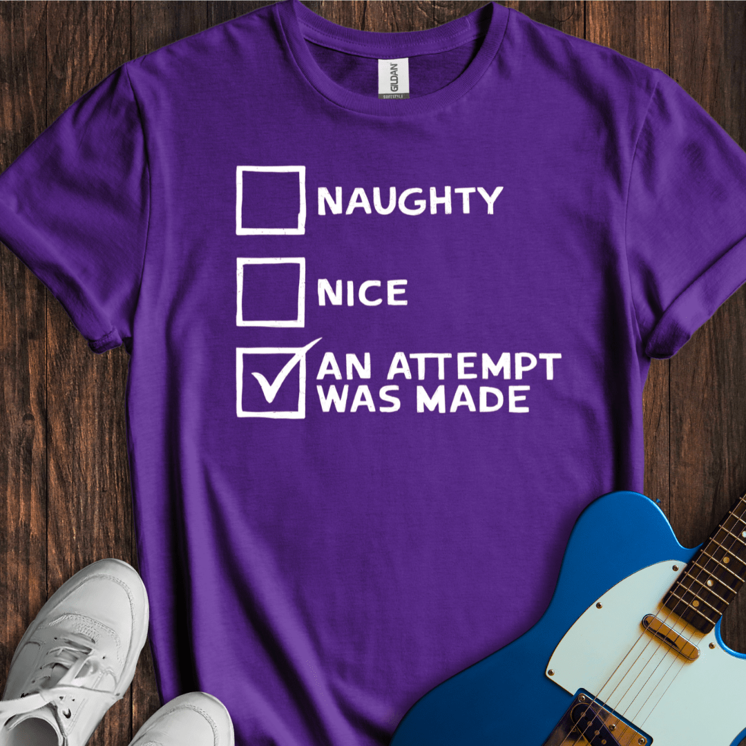 Naughty Or Nice Checkbox (II) T-Shirt