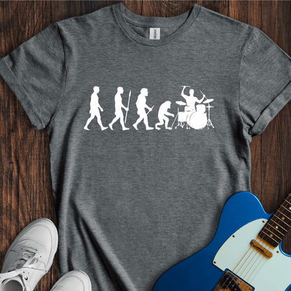 Evolution Of A Drummer (The Reality) T-Shirt