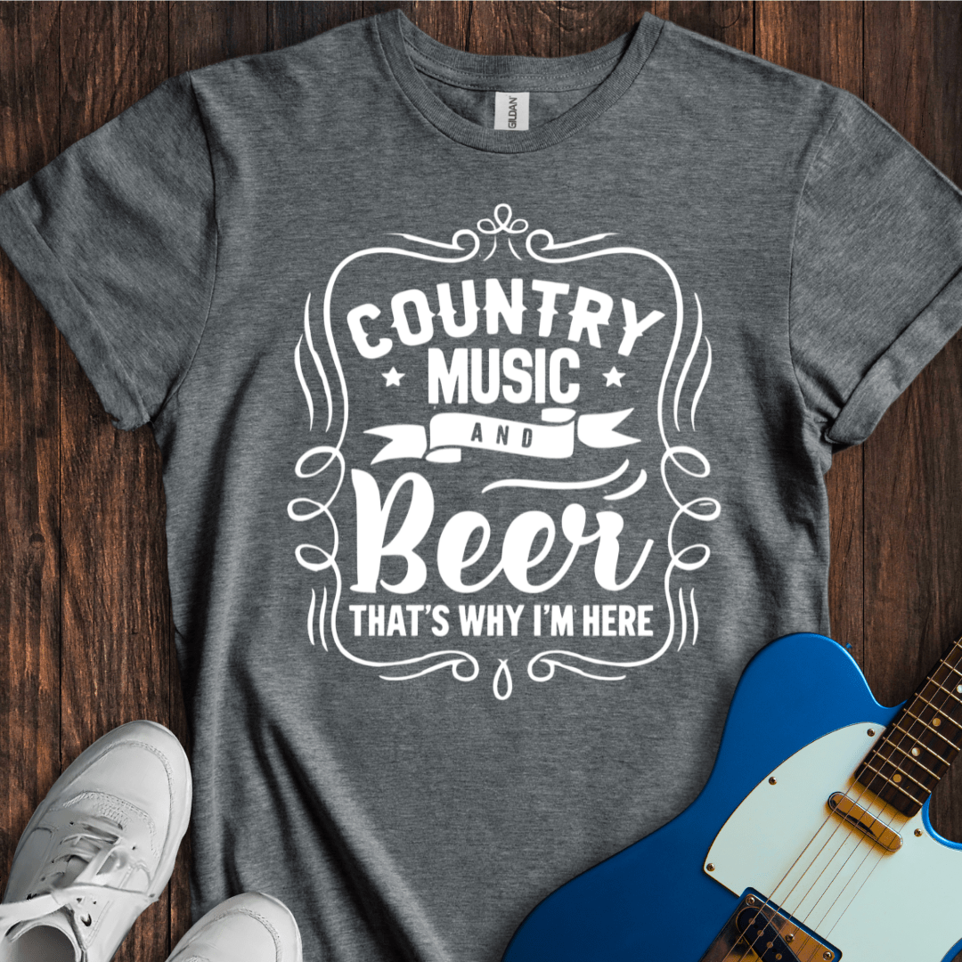 Country Music And Beer T-Shirt