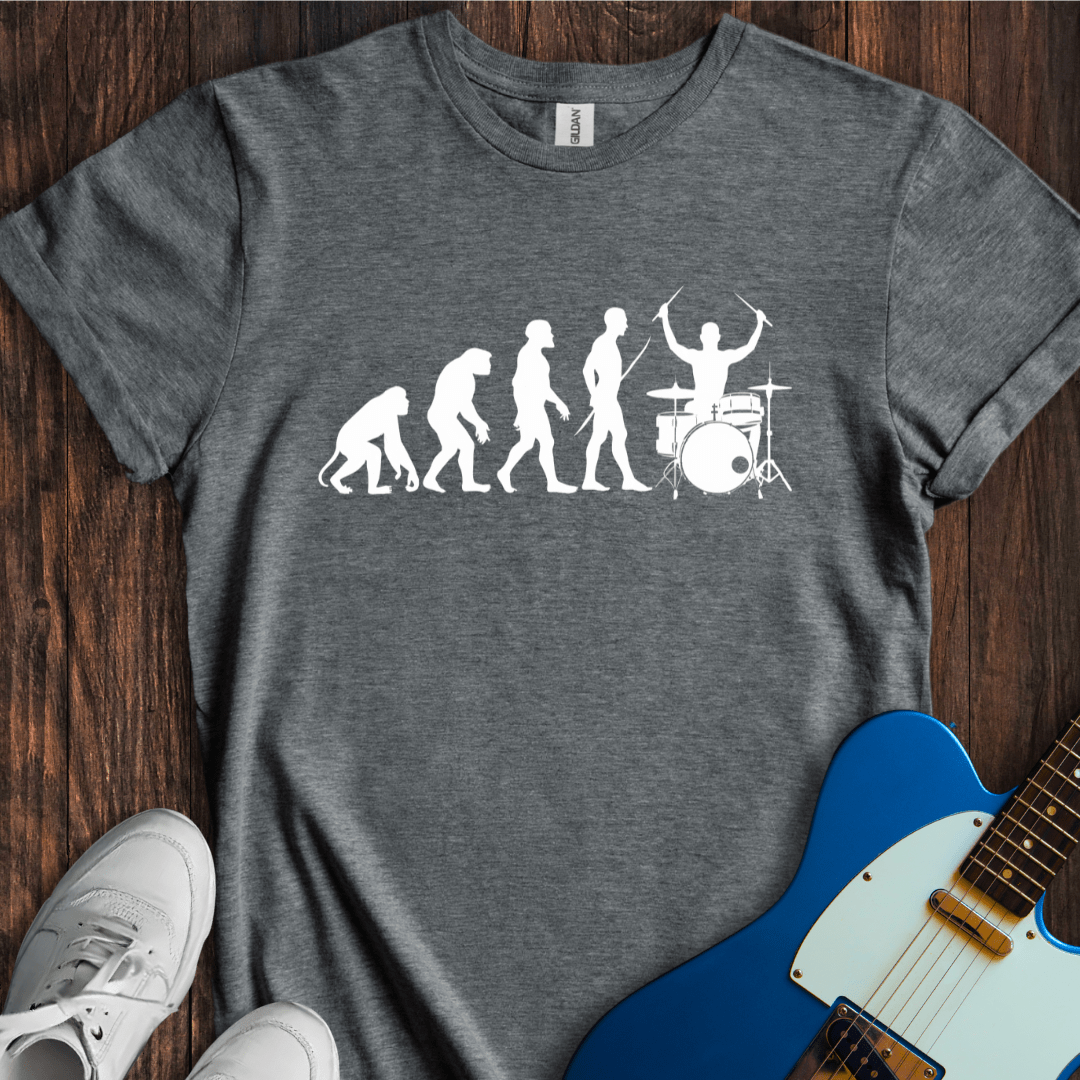 Evolution Of A Drummer (The Myth) T-Shirt