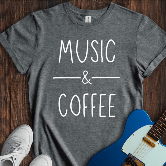 Music & Coffee (I) T-Shirt