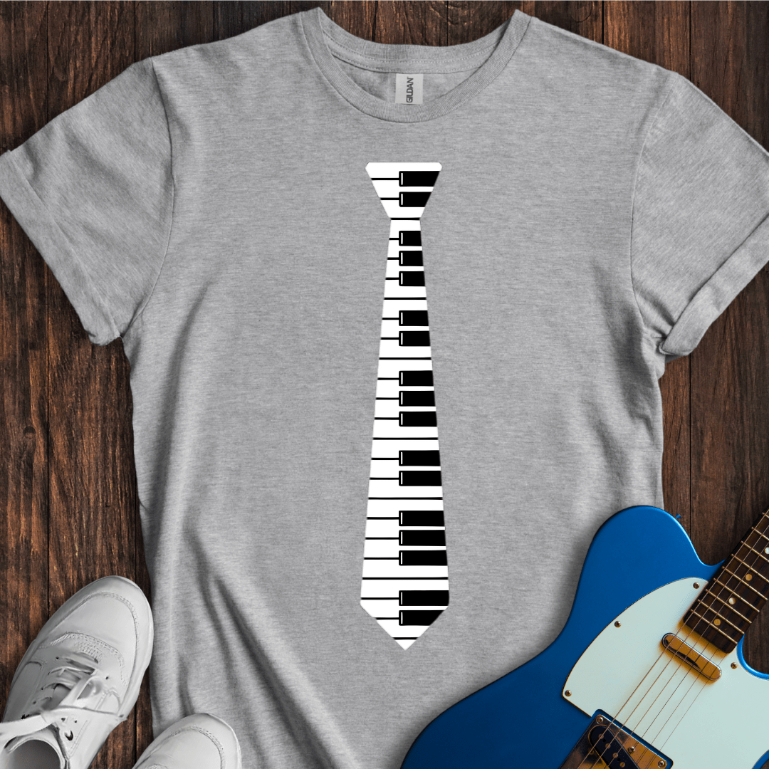 Piano Tie T-Shirt