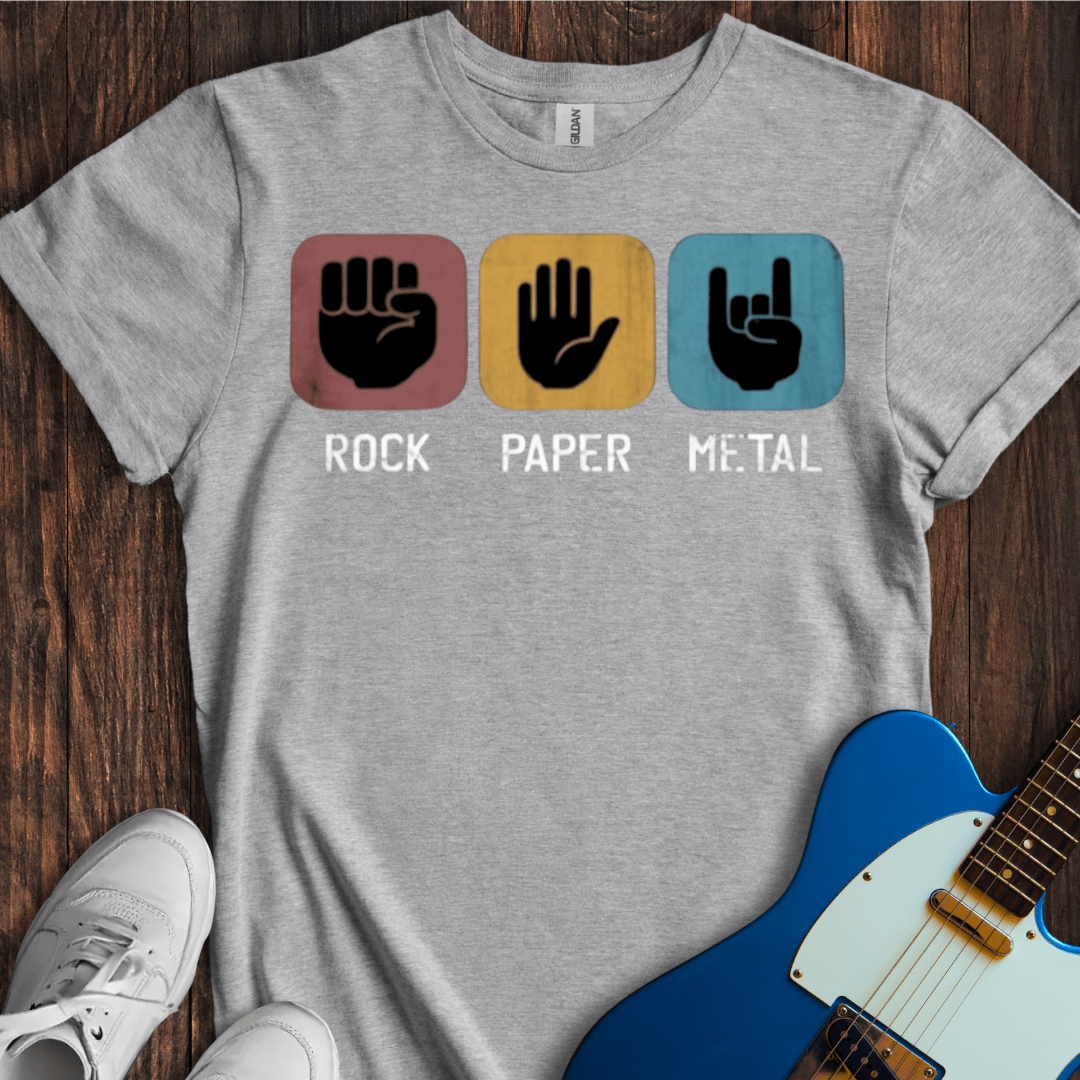 Rock, Paper, Metal T-Shirt