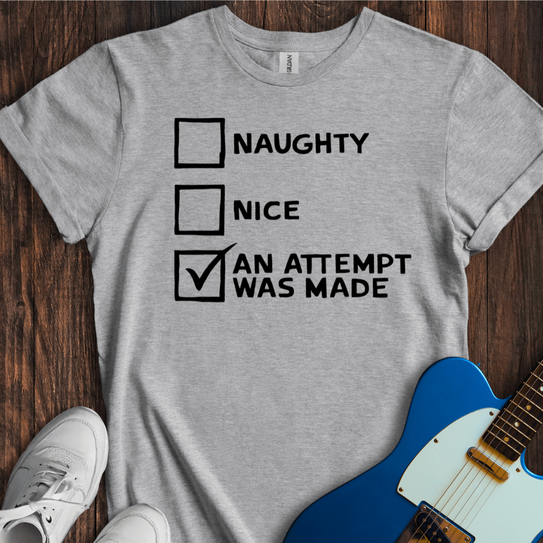 Naughty Or Nice Checkbox (II) T-Shirt