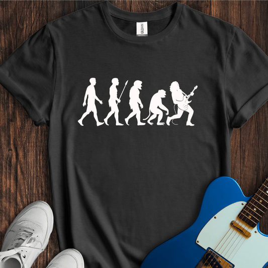 Evolution Of A Lead Guitarist (The Reality) T-Shirt