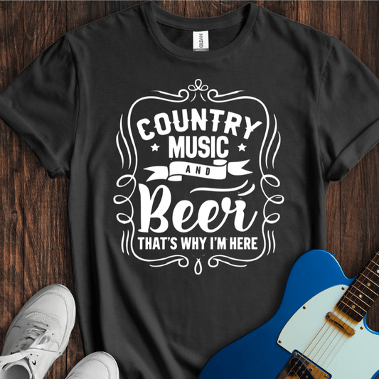 Country Music And Beer T-Shirt