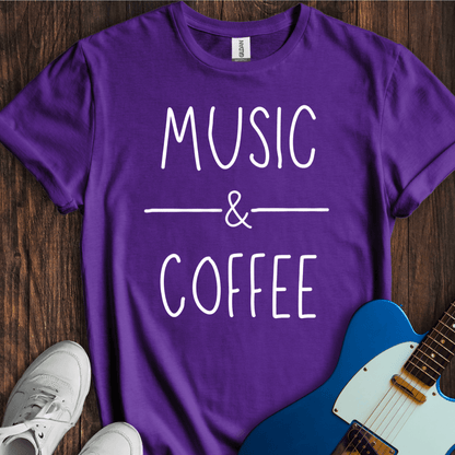 Music & Coffee (I) T-Shirt