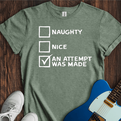 Naughty Or Nice Checkbox (II) T-Shirt