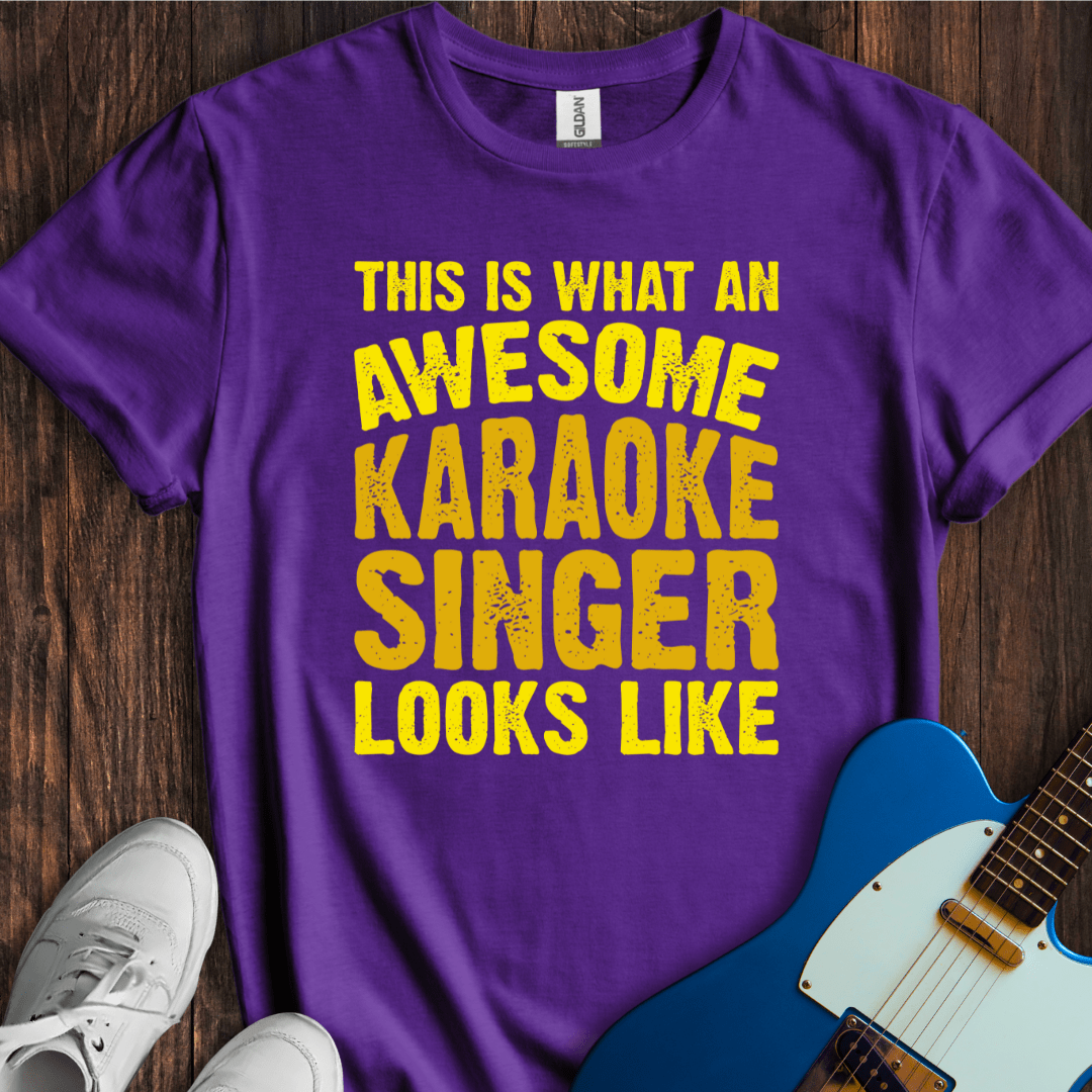 Awesome Karaoke Singer T-Shirt