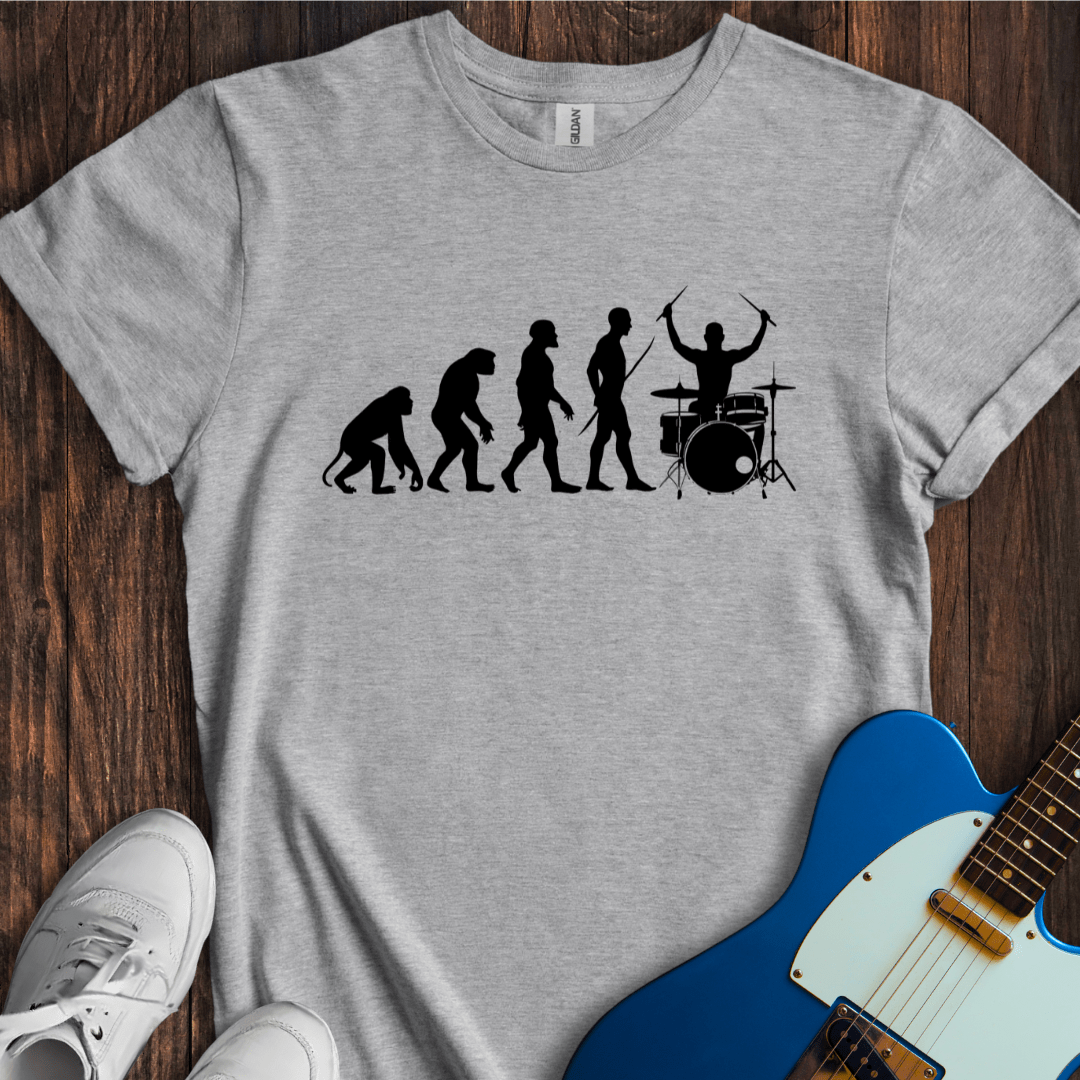 Evolution Of A Drummer (The Myth) T-Shirt